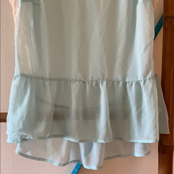 Pins and Needles Mint Green Lace Blouse - SOLD - Picture 3 of 7